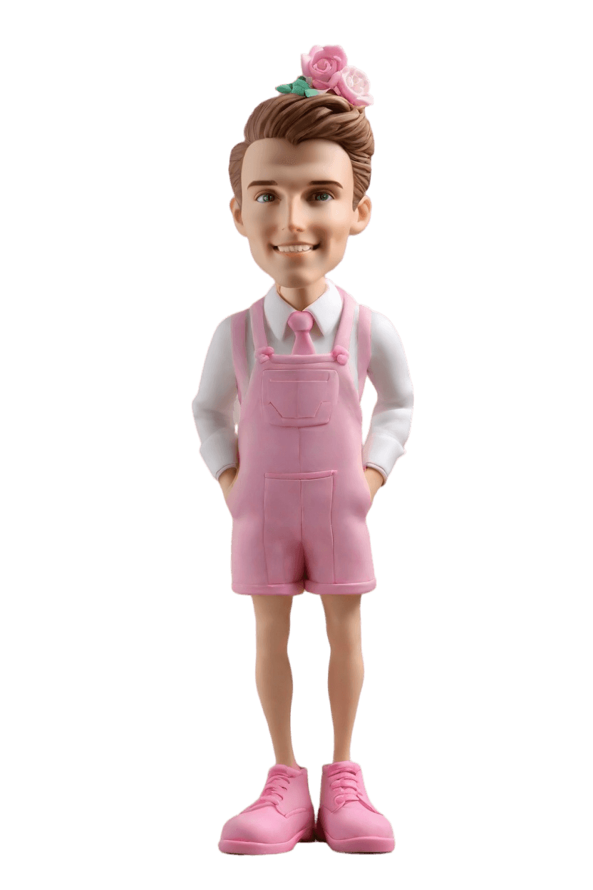 Custom Mother's Day Playful Bobblehead,He Nailed It: Create Your Own Bobblehead for Mom