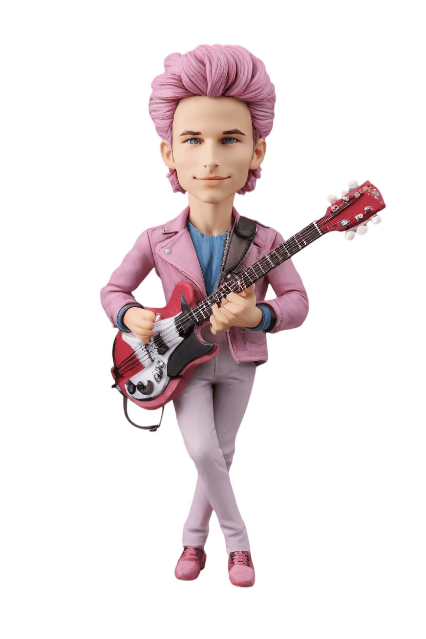 Custom Rock 'n' Roll Bobblehead,John Shares His Epic Rocker Bobblehead Creation