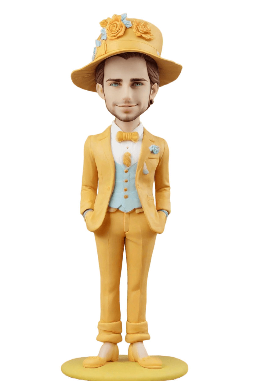 Custom Easter Playful Bobblehead,John Shares His Cheeky Easter Bobblehead Creation