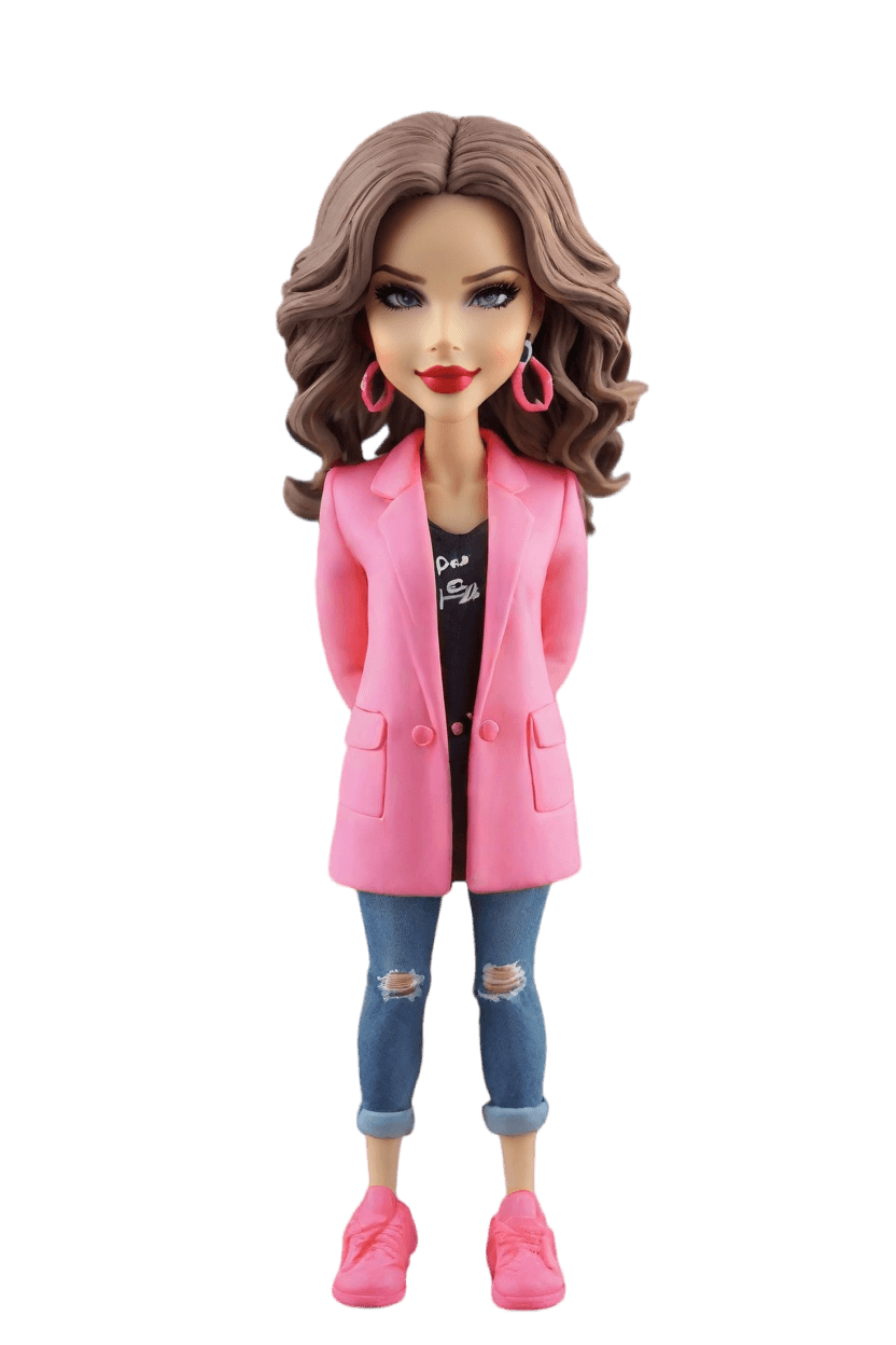 custom Recognition Awards product bobblehead,She Created Her Confident Bobblehead