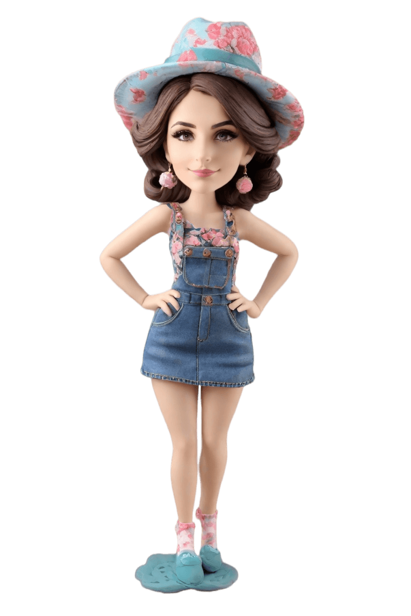 Custom Mother's Day Cheeky Bobblehead,She's Got Swagger: Create Your Own Bobblehead for Mom
