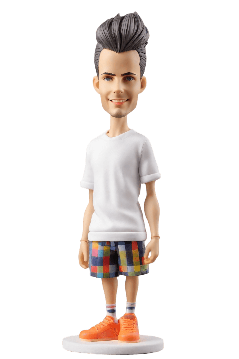 Custom Sports Celebration Bobblehead,He Made His Own Bobblehead Doll! 🏀🎉