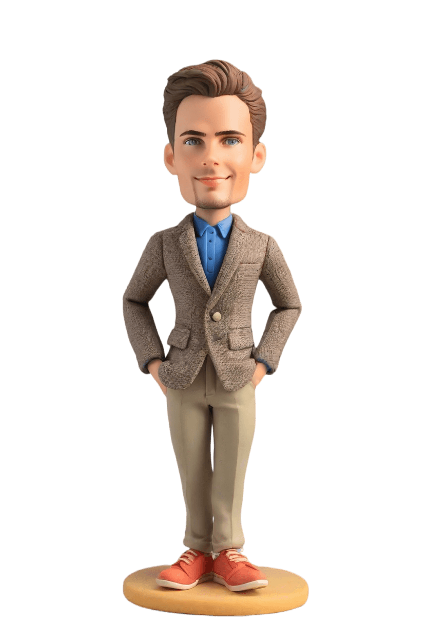 Custom Casual Bobblehead,John Shares His Cool Custom Bobblehead