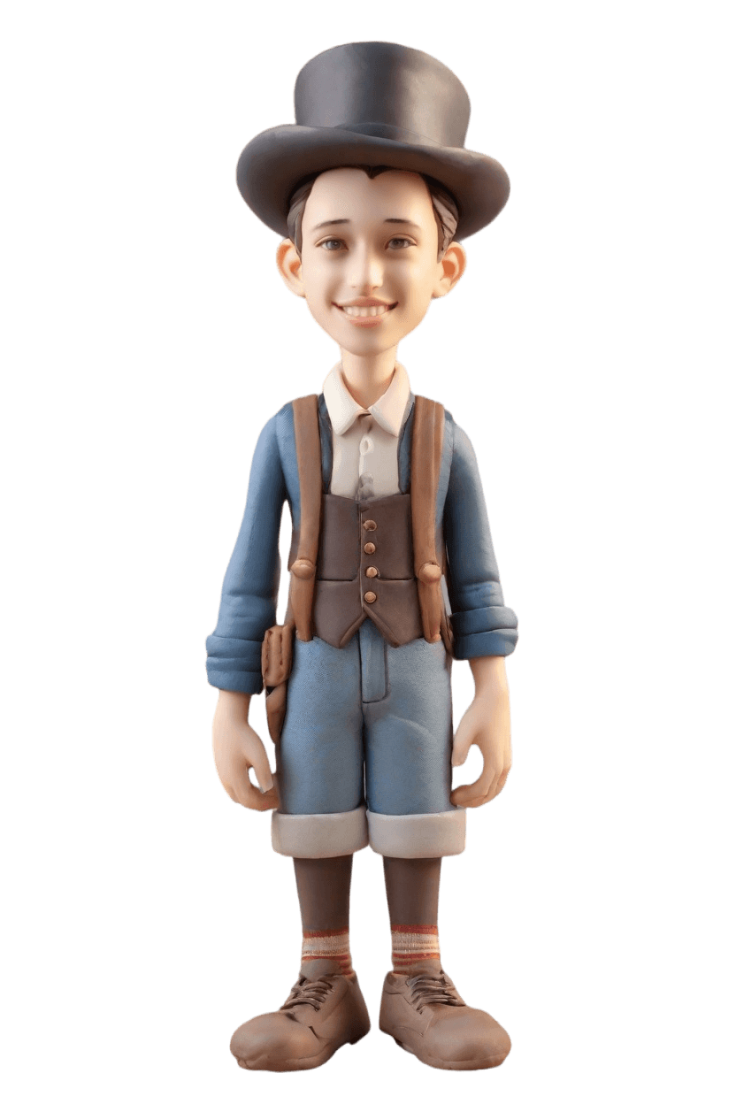 Custom Thanksgiving Playful Bobblehead,He Winked at Thanksgiving with His Custom Bobblehead!