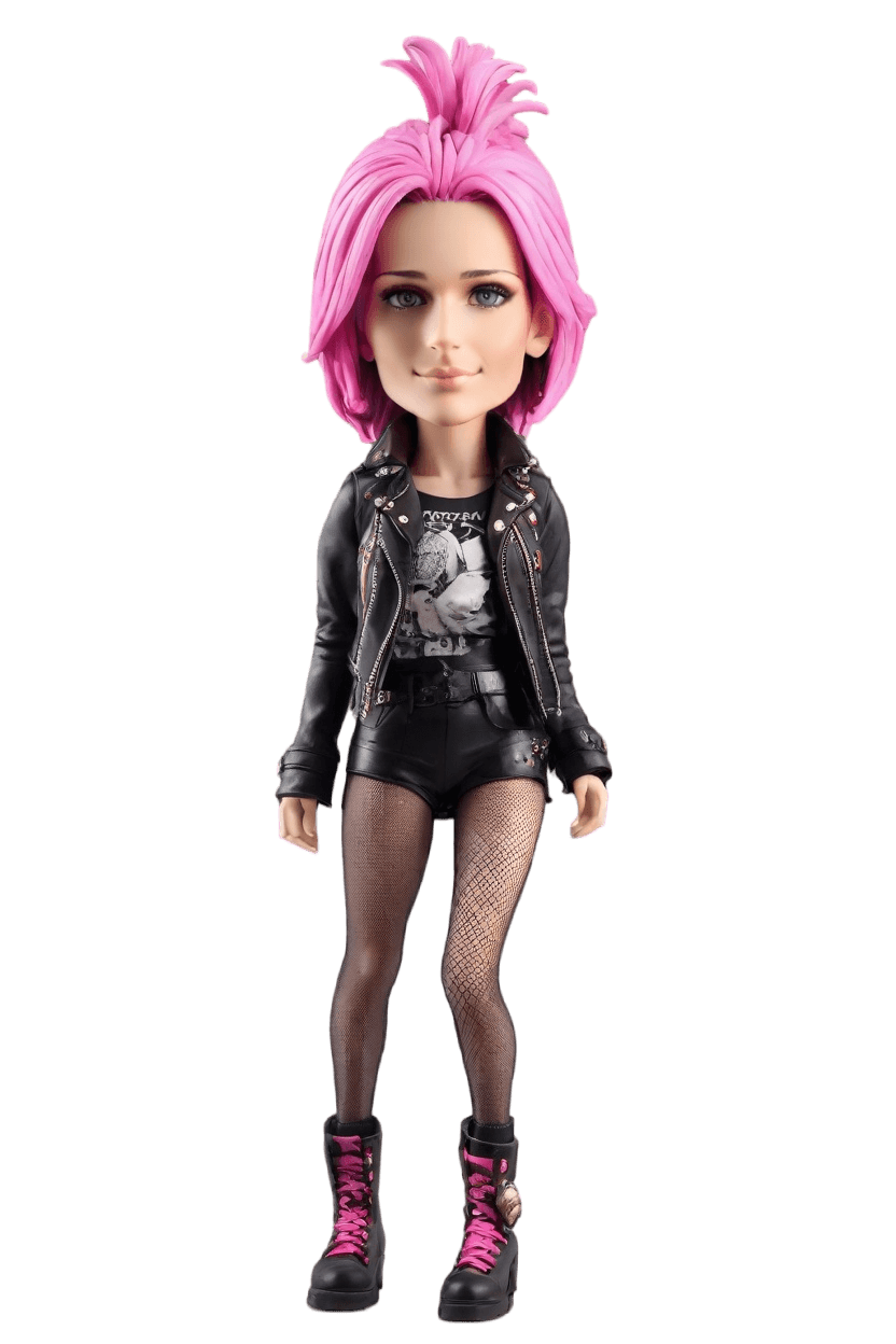Sassy Anime Custom Bobblehead,She's Got Swag: Create Your Own Anime Bobblehead