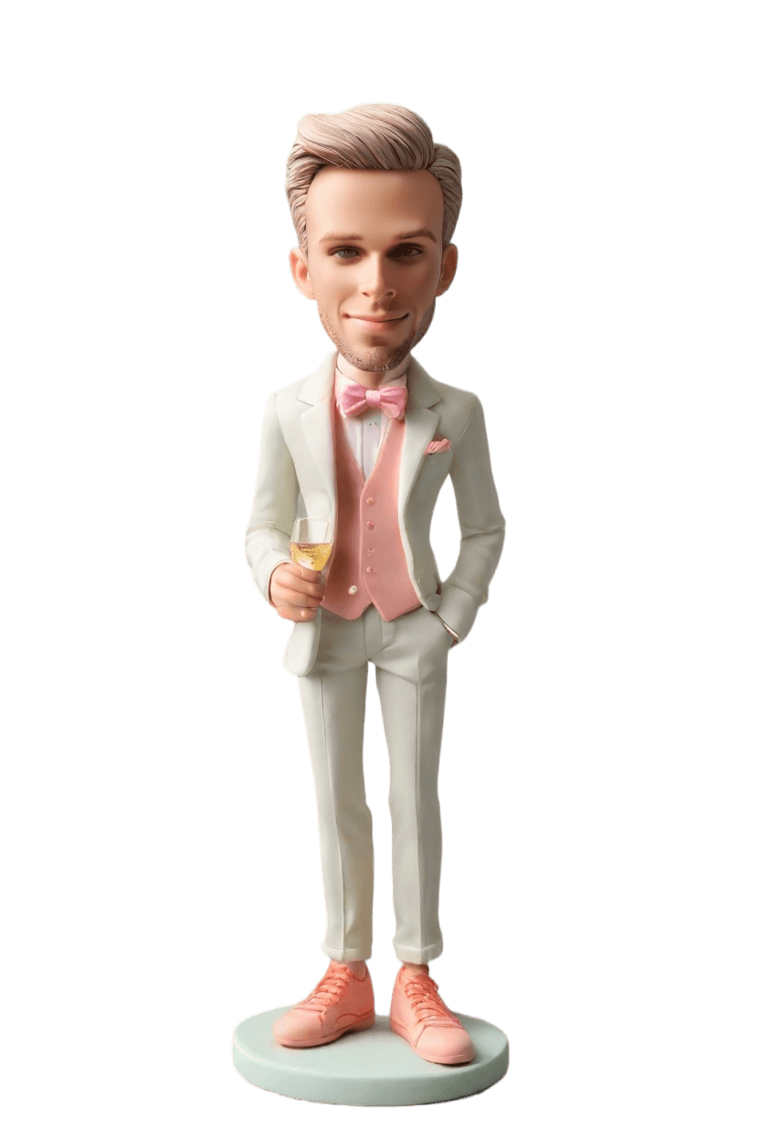 custom Business Triumph Neon bobblehead,He Created His Own Neon Victory Bobblehead!