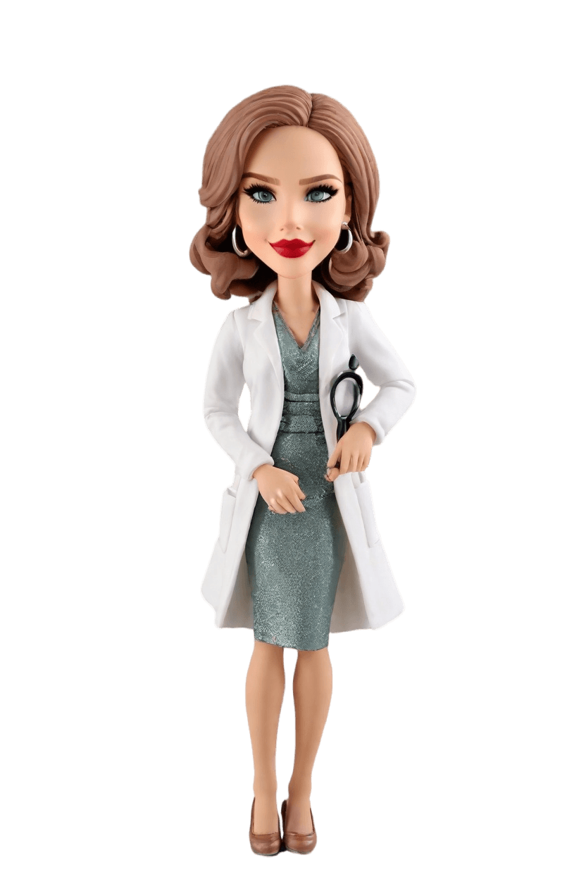Custom Medical Marvel Bobblehead,She Created a Stunning Doctor Bobblehead!