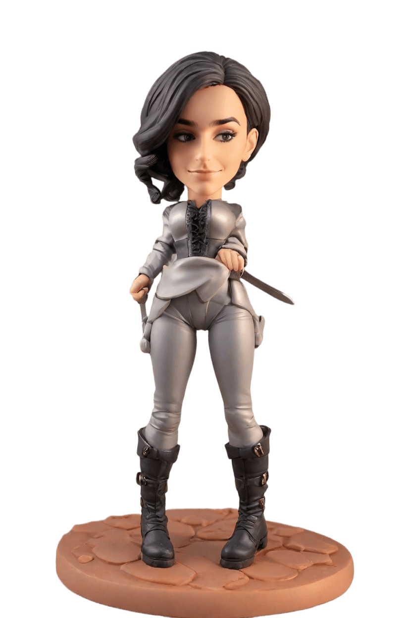 Custom Heroic Fantasy Female Bobblehead,She Transformed into a Final Fantasy Heroine!
