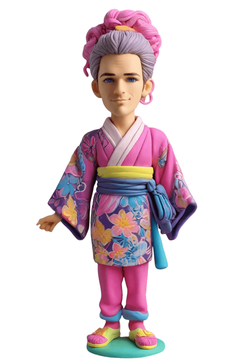 Casual Anime Custom Bobblehead,He Made His Own Anime-Inspired Bobblehead!