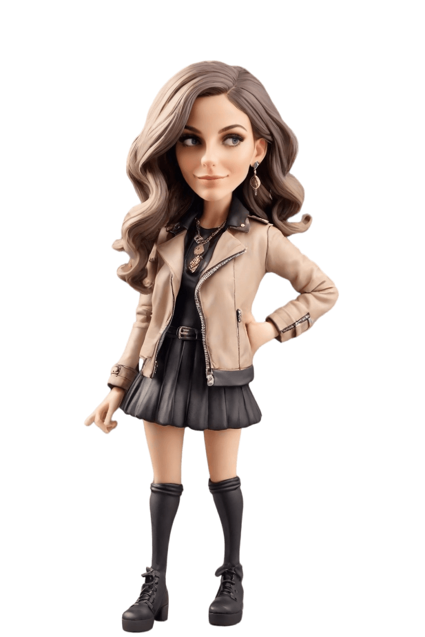 Custom Sassy Style Bobblehead,She Created Her Sassy Bobblehead Doll!