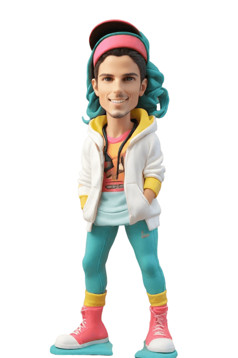 Custom Warrior Yoga Bobblehead,John Shares His Epic Yoga Pose Bobblehead
