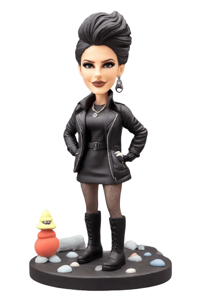 Custom Heroic Marvel Female Bobblehead,She Created Her Own Marvel Heroine Bobblehead!