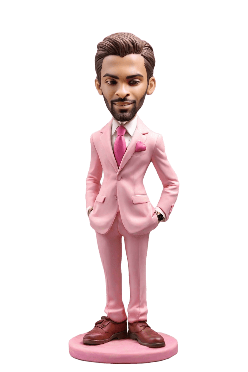 Custom Cheeky Valentine Bobblehead,He Just Made His Own Cheeky Valentine Bobblehead! 💖😜