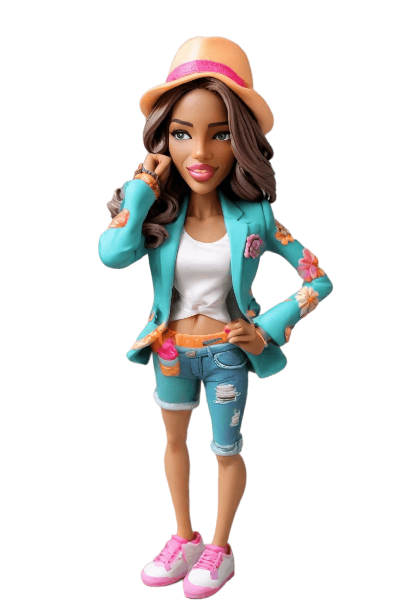 custom Entrepreneurial Confidence bobblehead,She's Crushing It: Make Your Own Bobblehead Doll