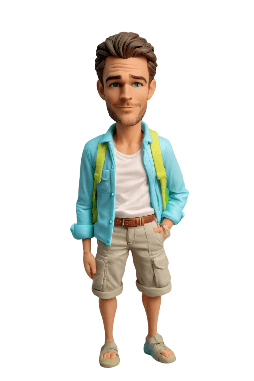 Custom Architect Casual Bobblehead,He Created His Own Architect Bobblehead! 🏗️🎨