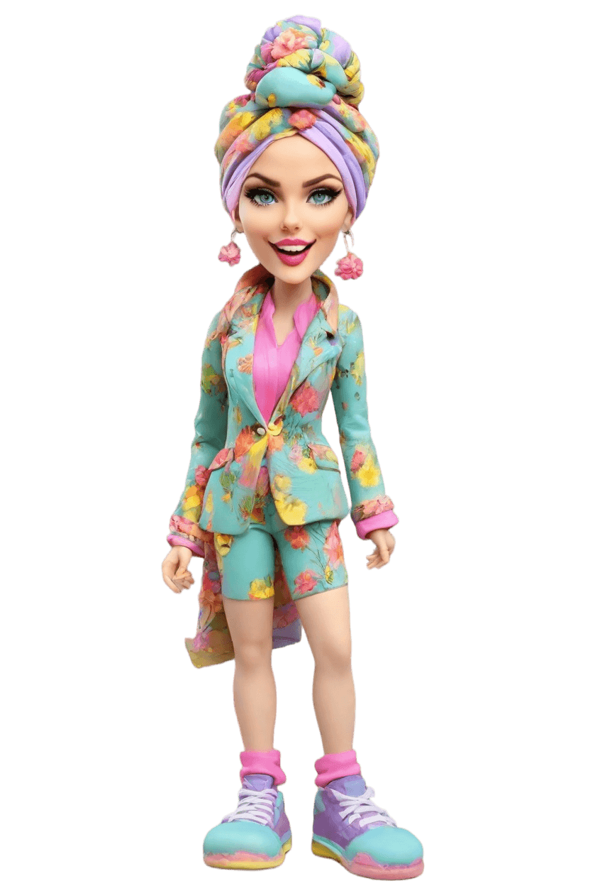 Custom Garden Chic Bobblehead,She's Got the Garden Pose: Create Your Own Bobblehead Doll