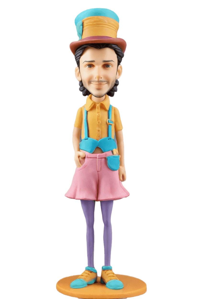Custom Baby Shower Fun Bobblehead,He Just Created His Own Playful Dad-to-Be Bobblehead! 🎉