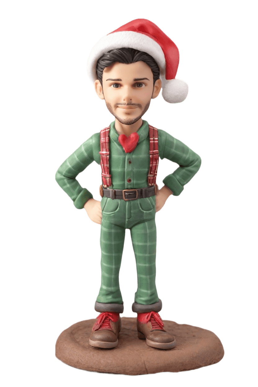 Custom Christmas Joyful Bobblehead,John Shares His Joyful Christmas Bobblehead Creation