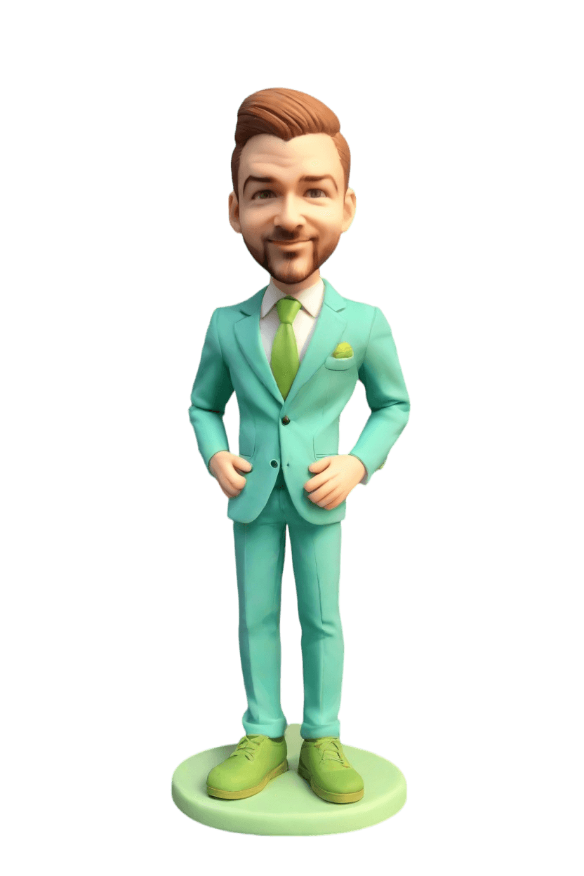 custom Sports Hero bobblehead,John's Epic Football Bobblehead Creation