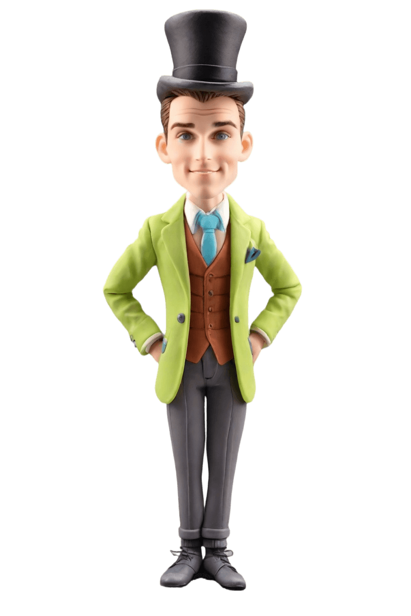 custom Business Recognition Bobblehead,John's Epic Custom Bobblehead Unveiled!