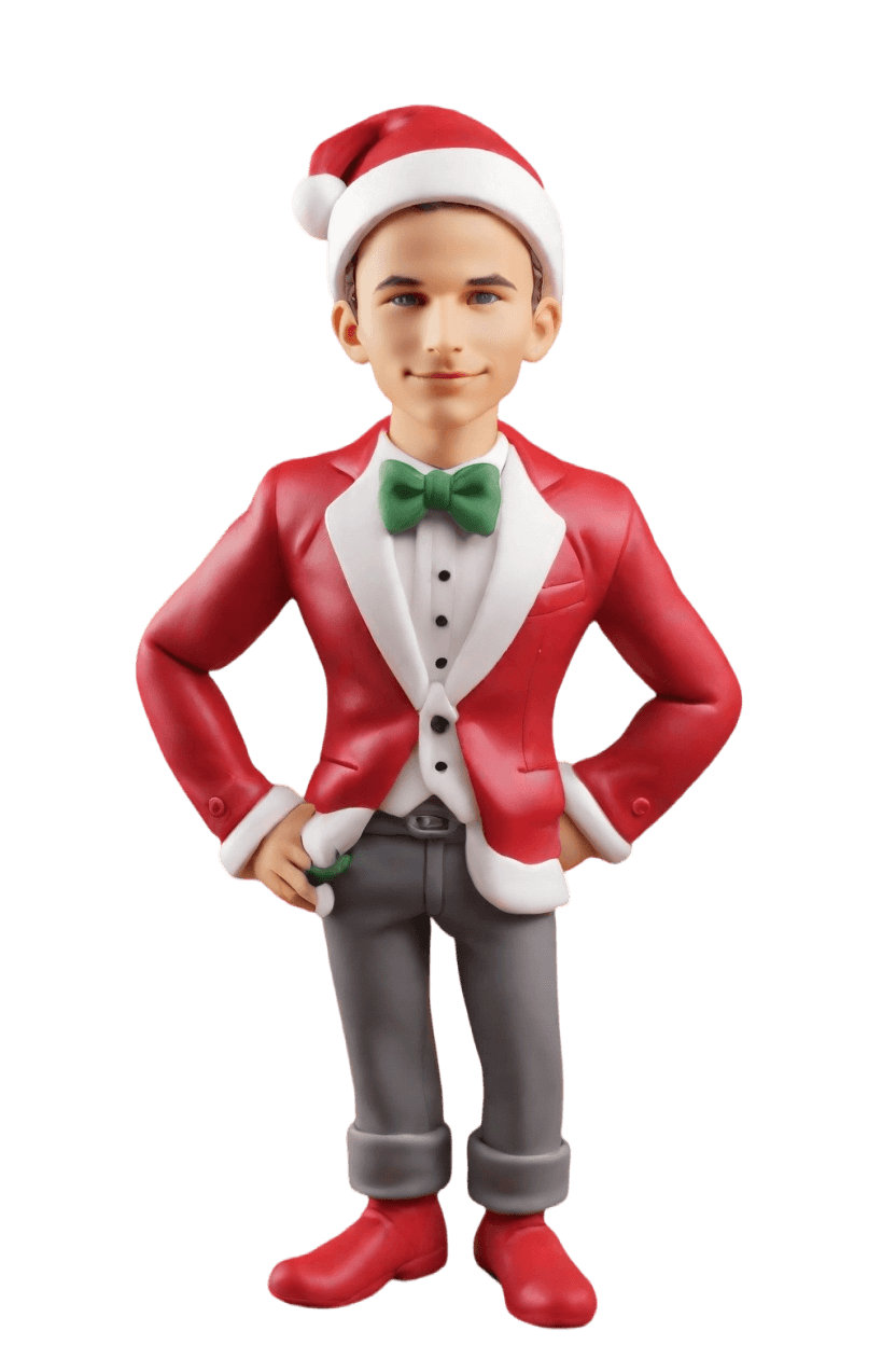 Custom Christmas Cheeky Bobblehead,John Shares His Cheeky Christmas Bobblehead Creation