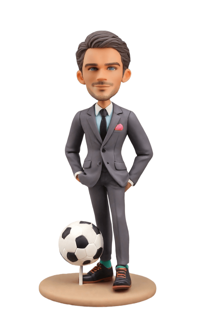 Custom Kicking Playful Bobblehead,John Shares His Make Your Own Bobblehead Doll Journey