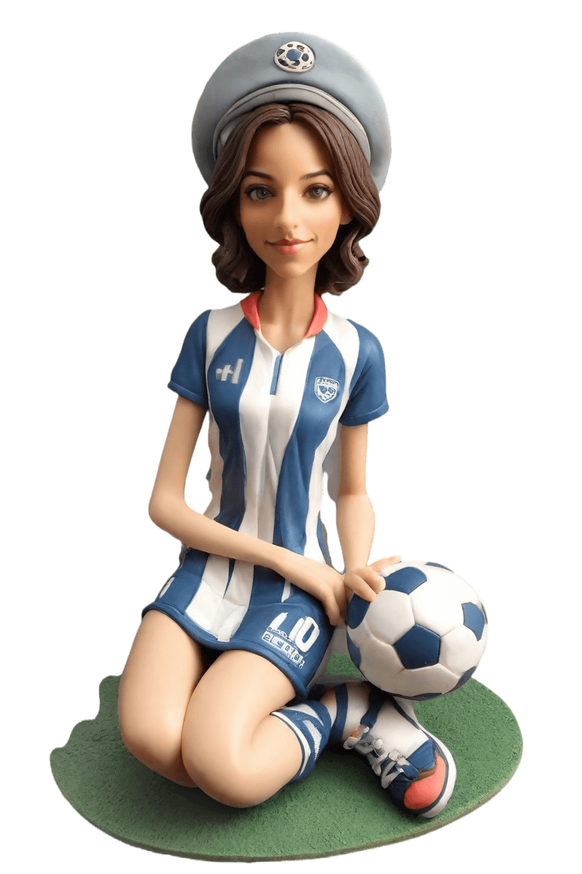 Custom Soccer Victory Bobblehead,She Nailed It: Create Your Own Soccer Star Bobblehead