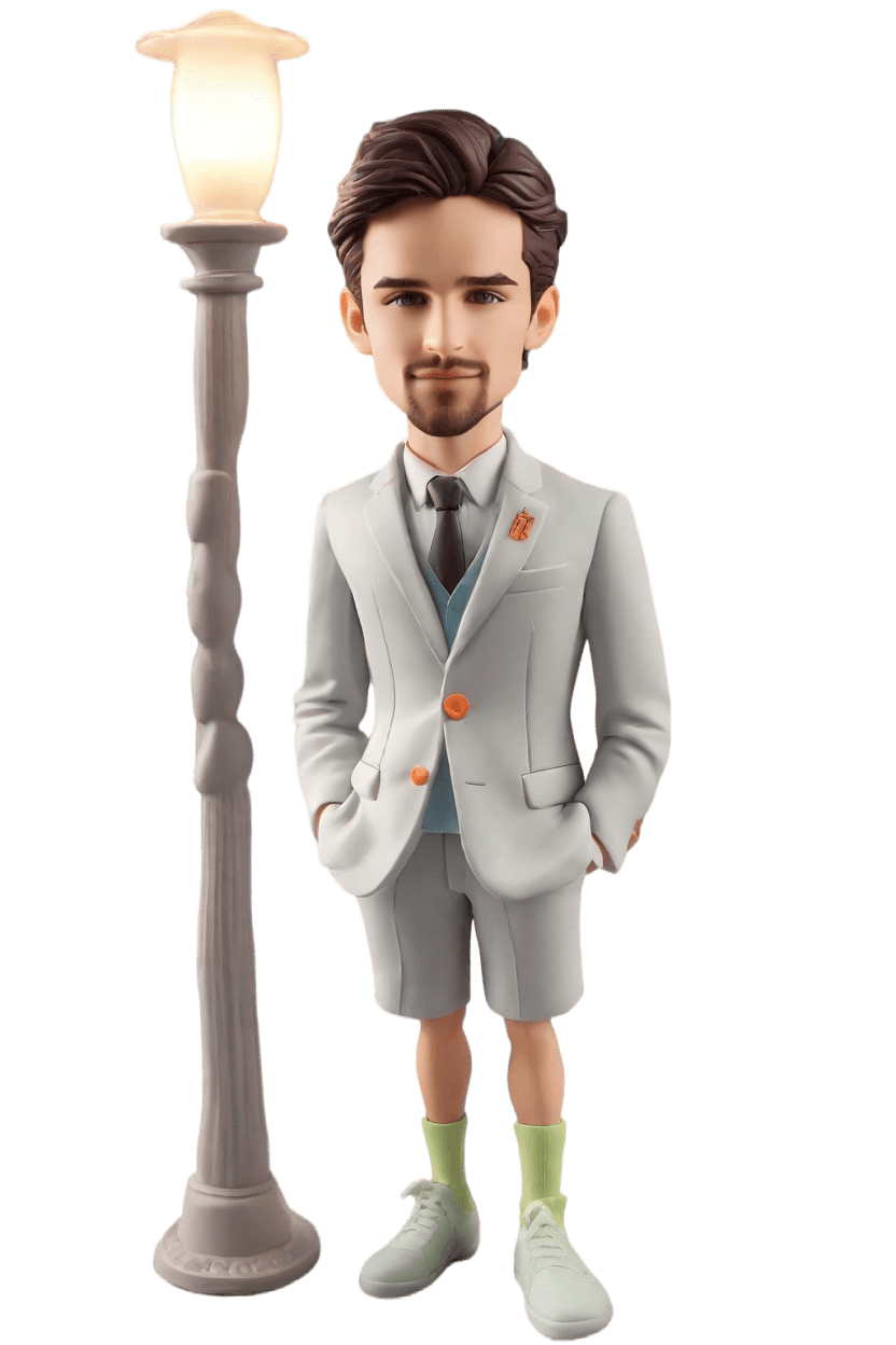 Casual Anime Custom Bobblehead,He's Got Swagger: Create Your Anime-Inspired Bobblehead