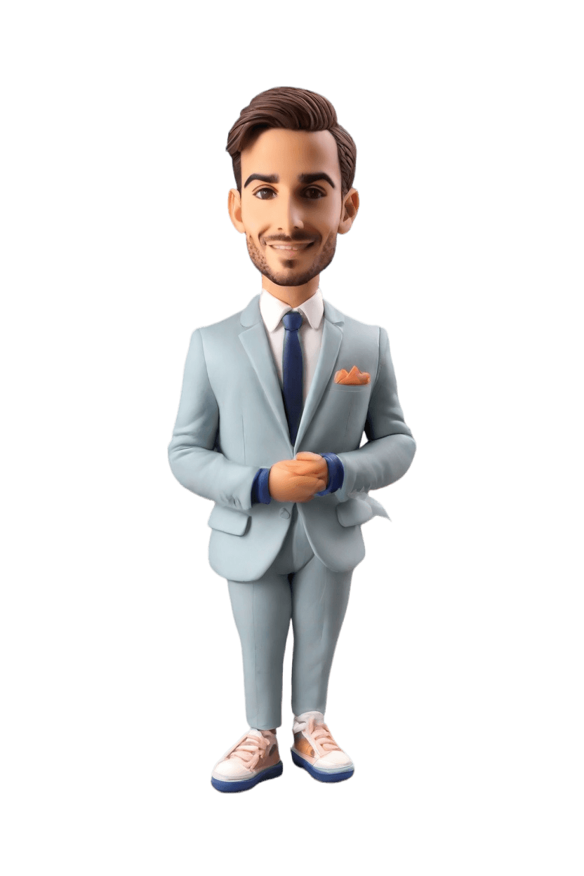 Casual Cool Custom Bobblehead,He's Got Game: Create Your Own Bobblehead Doll