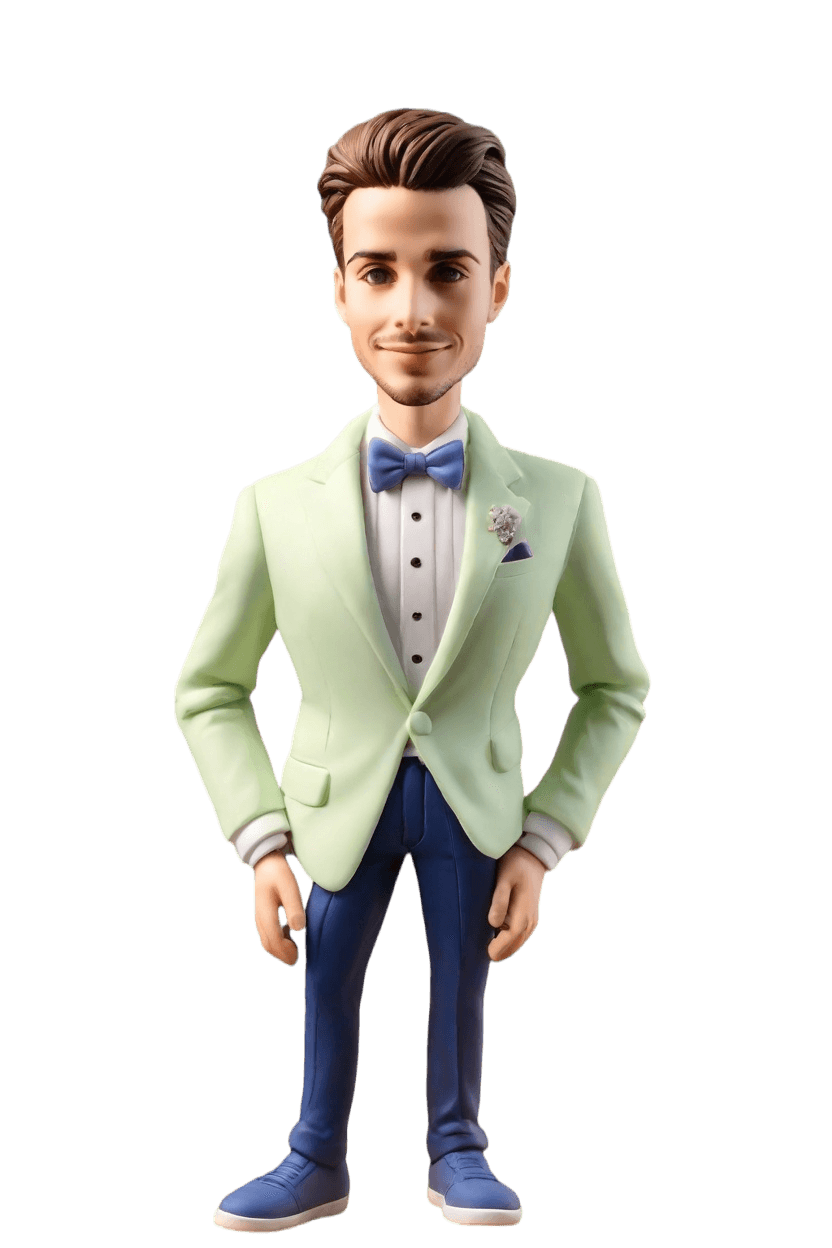 custom Sports Victory bobblehead,He Just Created His Own Playful Wink Bobblehead!
