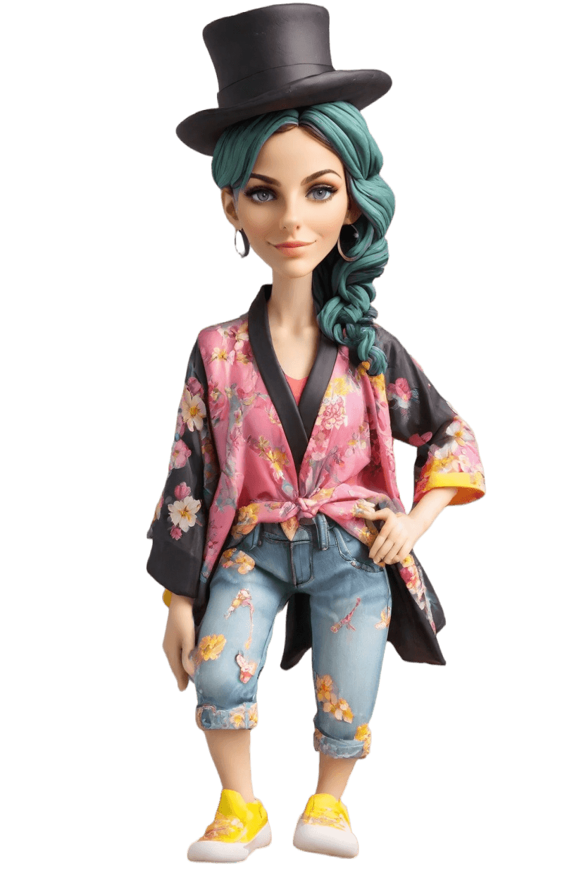 Custom Cheeky Holiday Bobblehead,She Just Created Her Cheeky Holiday Bobblehead! 🎄😜