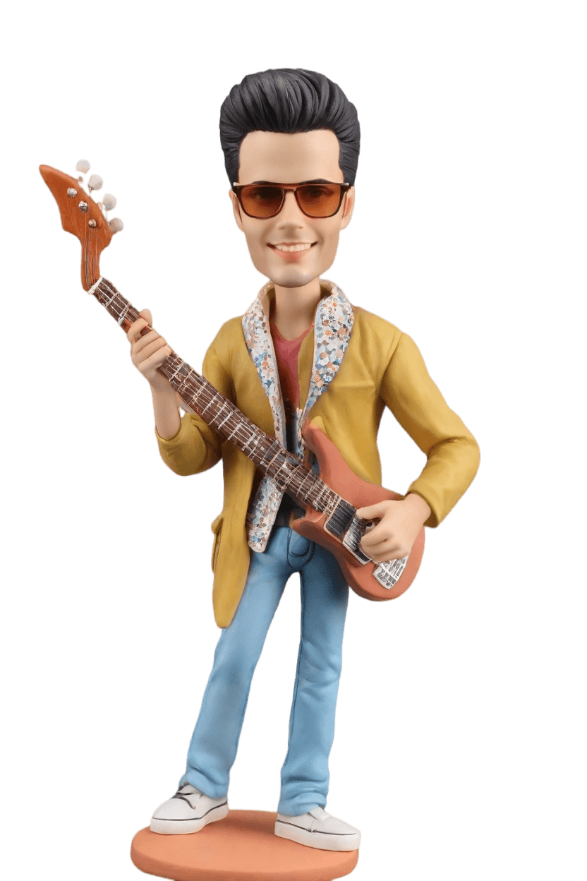 Custom Rockstar Style Bobblehead,John Shares: Make Your Own Rockin' Bobblehead