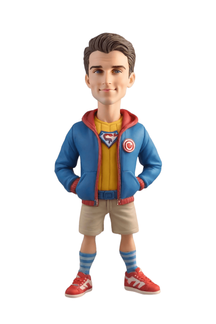 Custom Sports Hero Bobblehead,He Just Made His Own Bobblehead Doll! 🏈🎉