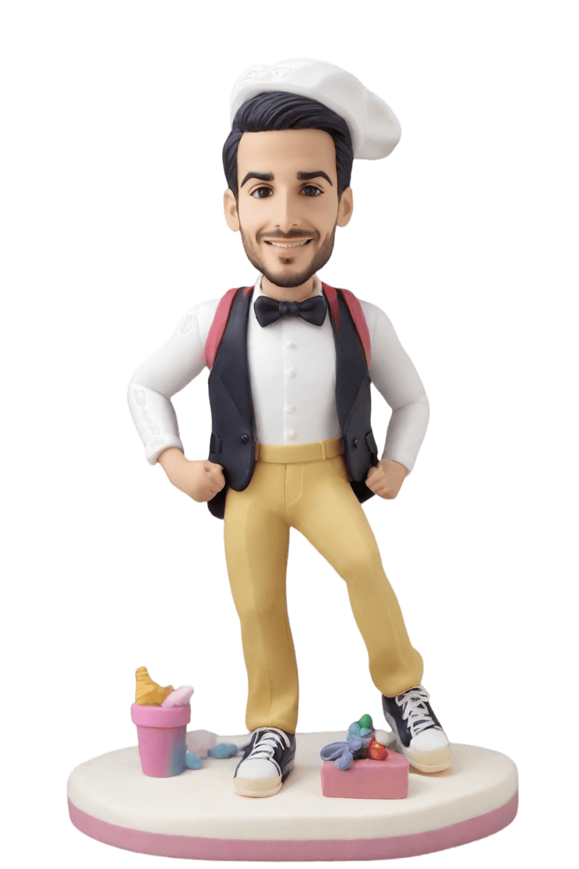 custom Graduation Celebration Fun bobblehead,John Shares His Graduation Bobblehead Wink on Instagram