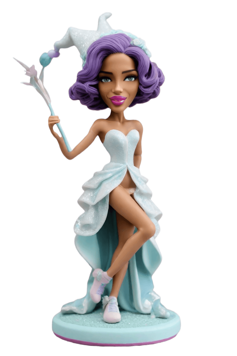 custom Enchanted Gathering bobblehead,She Created Her Own Magical Bobblehead!