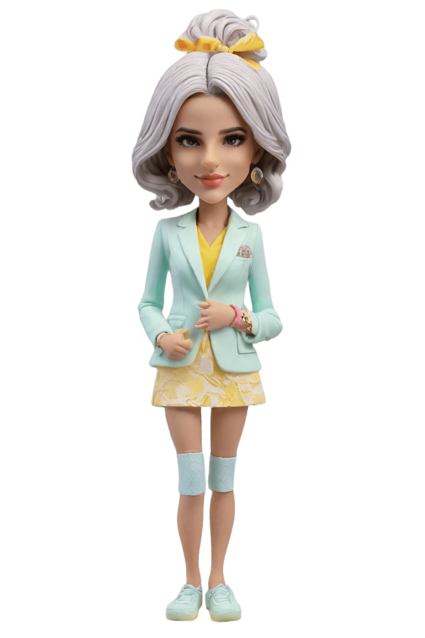 Custom Business Chic Bobblehead,She's Got Swagger: Make Your Own Bobblehead Doll