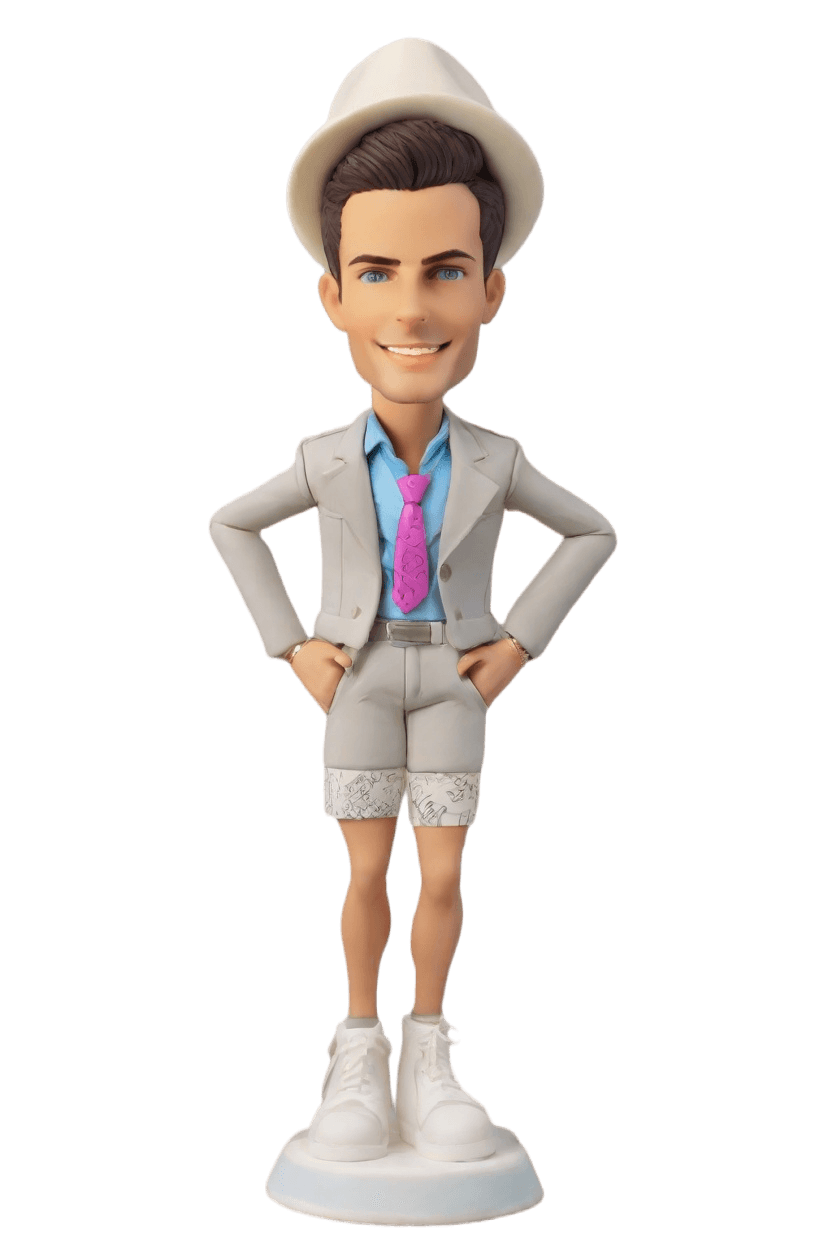 Custom Police Chic Bobblehead,He Just Made His Own Sly Police Bobblehead!