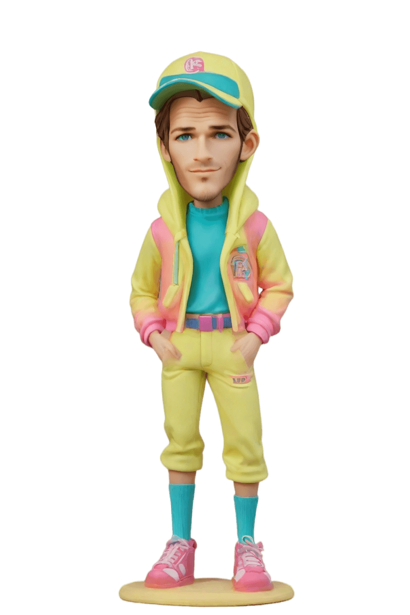Custom Sporty Fun Bobblehead,He Just Created His Sporty Bobblehead! 🏀