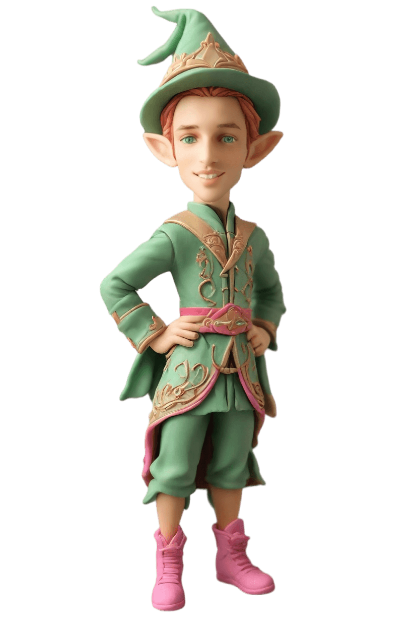 Epic Fantasy Custom Bobblehead,He Just Created His Own Heroic Bobblehead! 🧙‍♂️👟