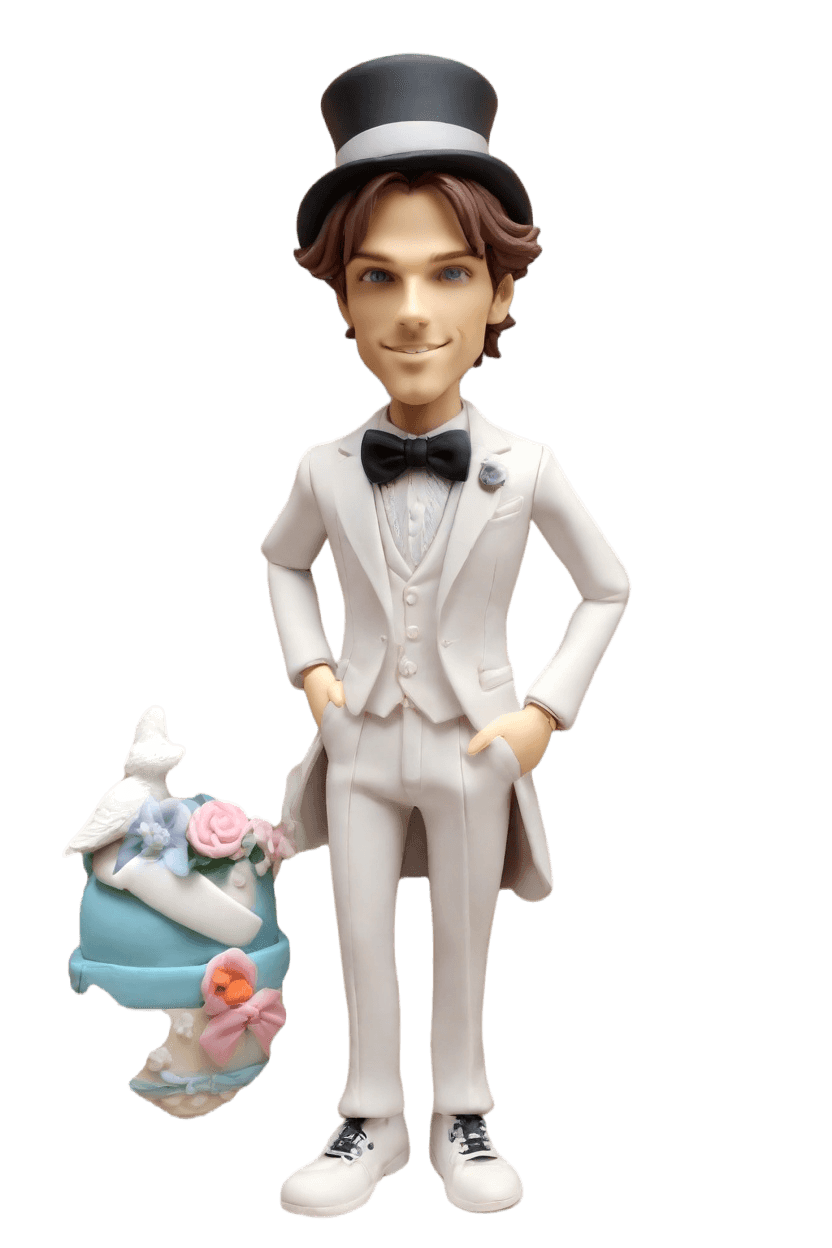 Custom New Year's Cheeky Bobblehead,John Shares His Cheeky New Year's Eve Bobblehead