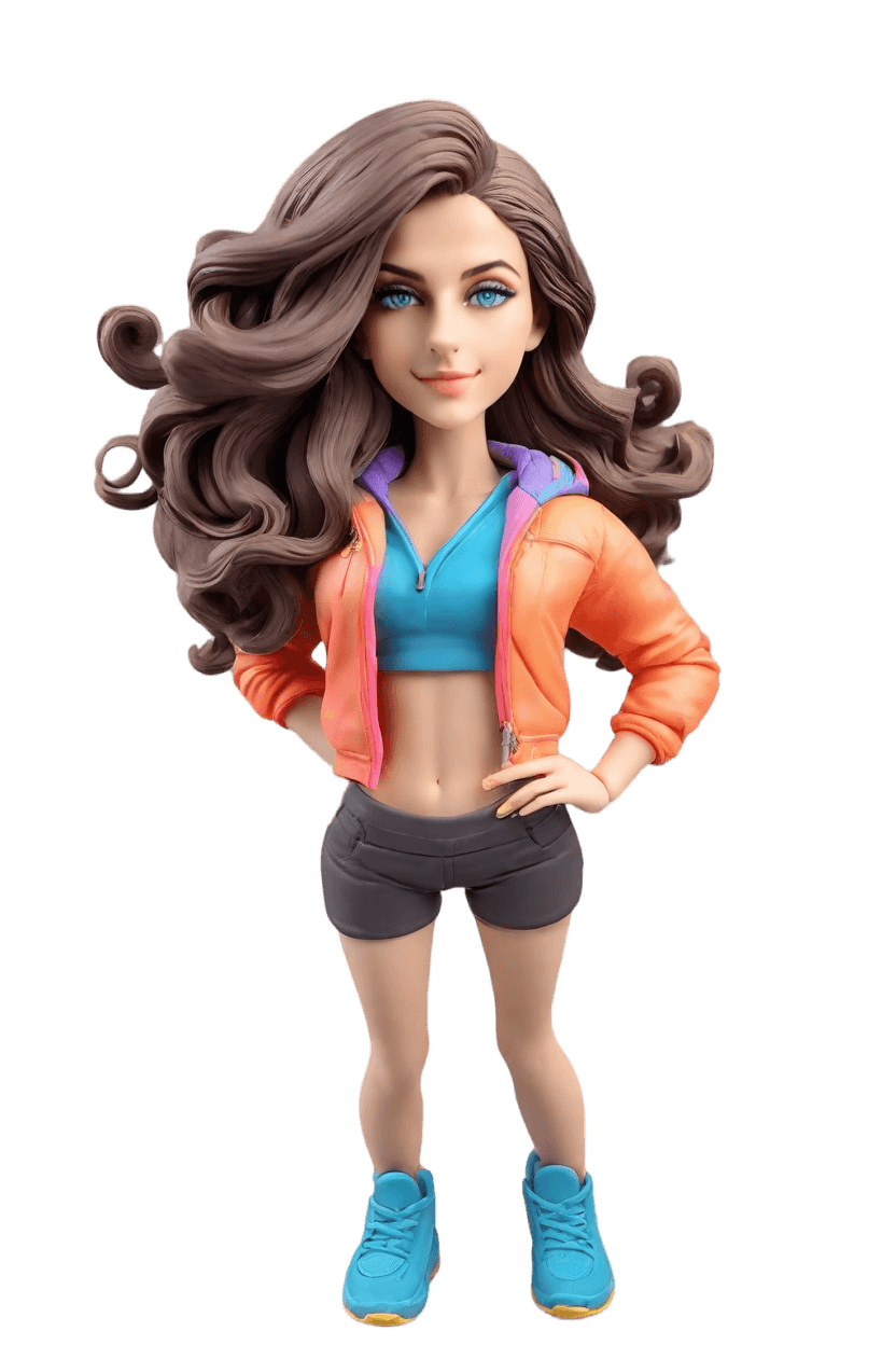 custom Athlete Celebration bobblehead Dynamic,She's Making Her Own Bobblehead Doll: The Ultimate Leap!