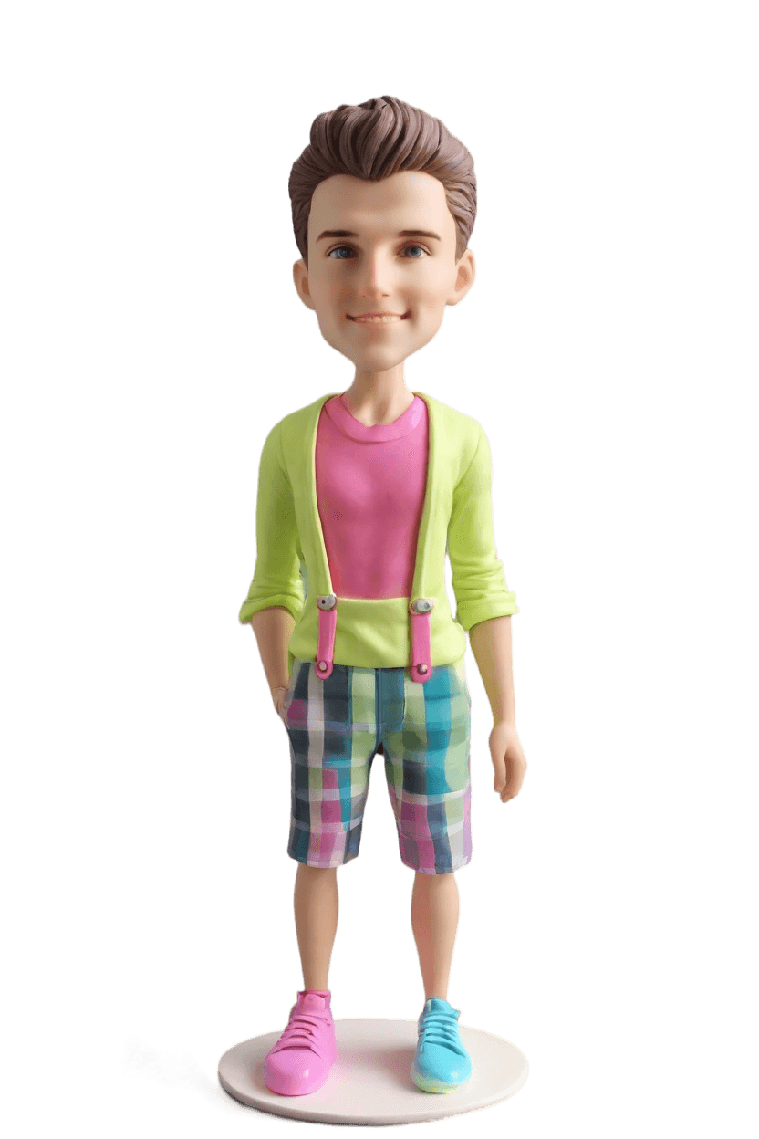 Casual Fun Custom Bobblehead,John Shares His Playful Custom Bobblehead