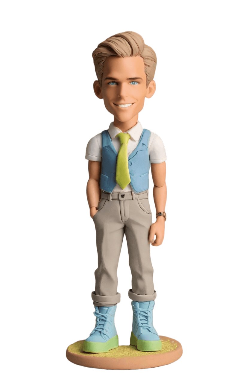 custom Entrepreneurial Confidence bobblehead,John Shares His Bold Entrepreneur Bobblehead Creation