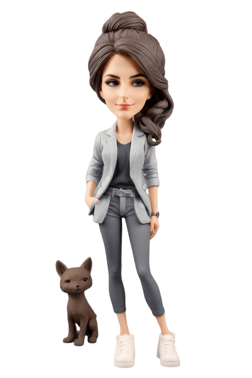 custom Business Chic Bobblehead,She Created a Chic Bobblehead