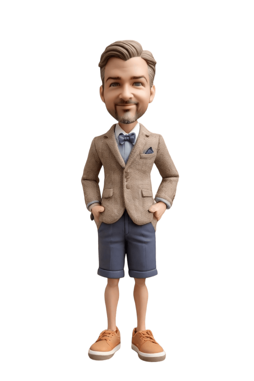 custom Executive Confidence bobblehead,John Shares His Bold Make Your Own Bobblehead