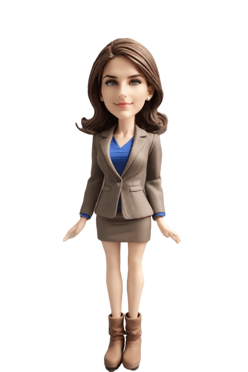 Custom Architectural Sketching Bobblehead,She Sketched Her Dream: Create Your Own Bobblehead Doll