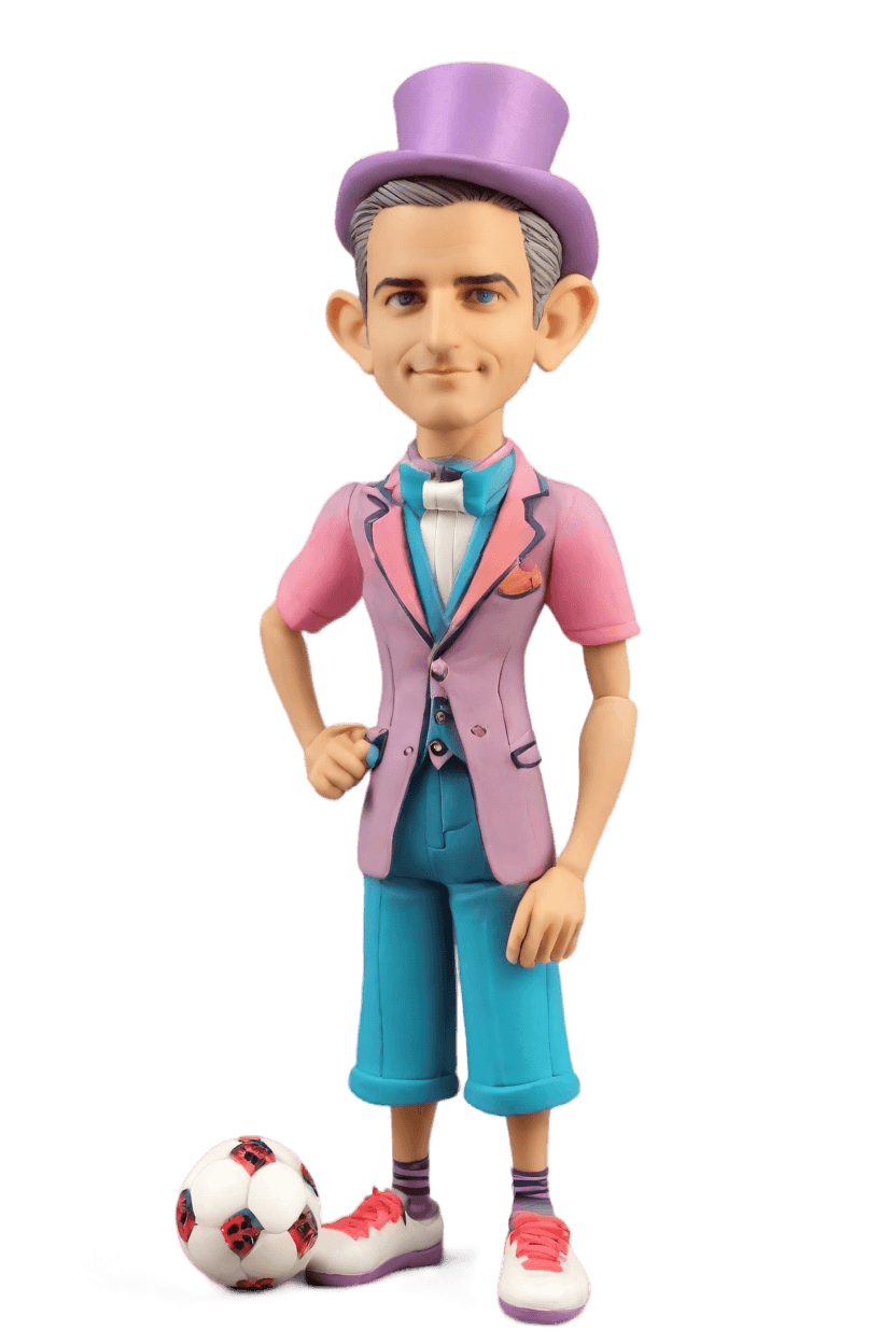 Soccer Star Custom Playful Bobblehead,He Kicked a Goal and Winked: Creating My Own Bobblehead Doll