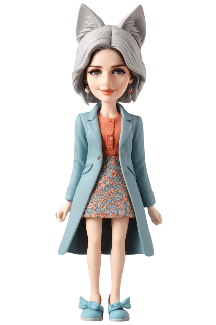 Custom Teacher Chic Bobblehead,She Created Her Own Bobblehead Doll! 🎨