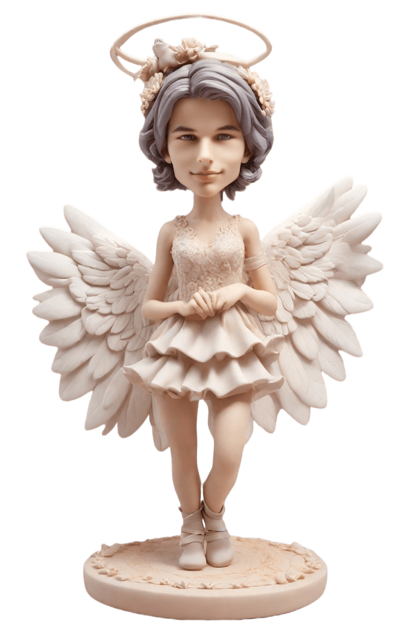 Custom Party Hero Figurine Bobblehead,He Made His Own Bobblehead Doll in a Party Costume!