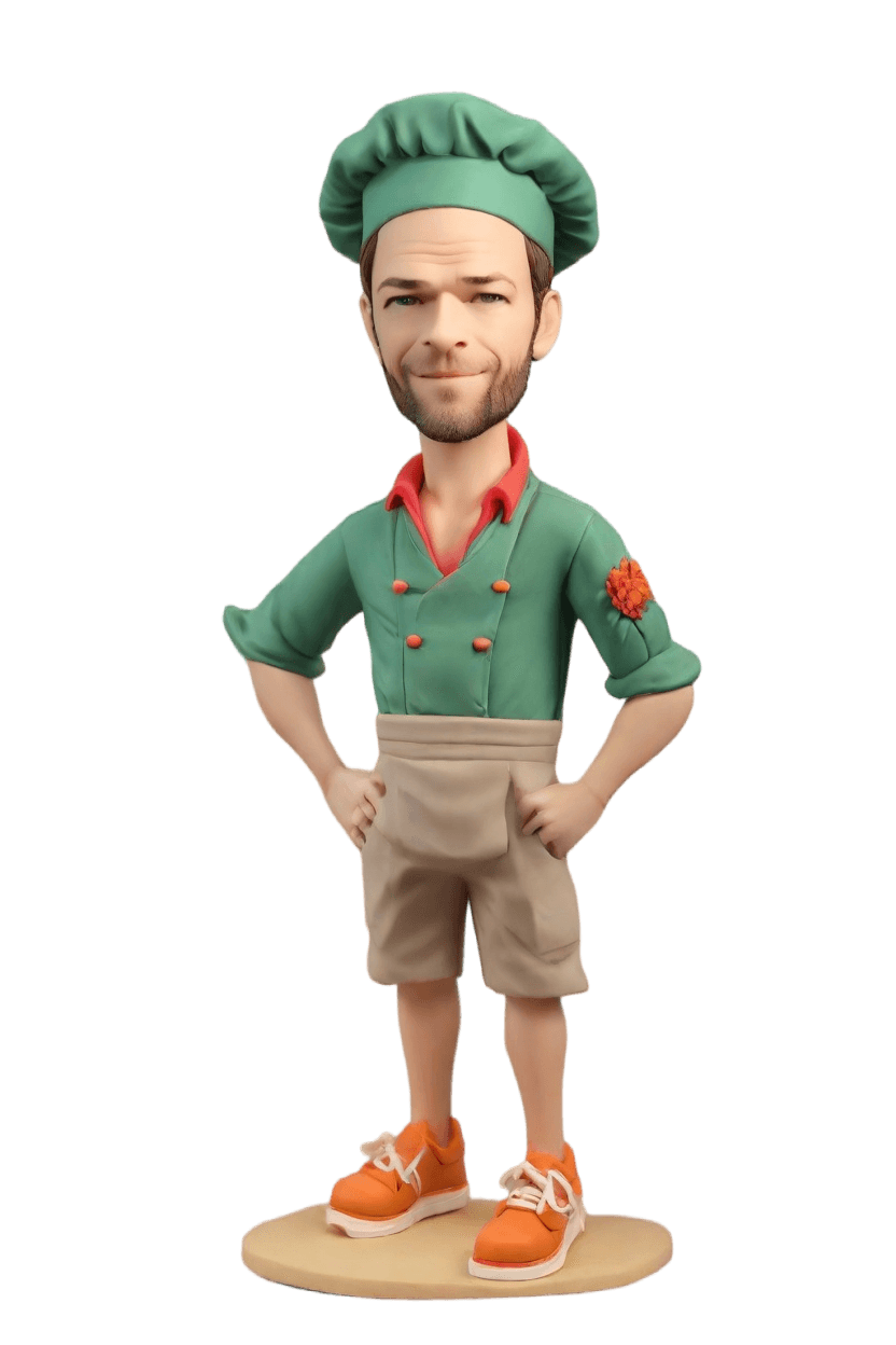 Casual Chef Custom Bobblehead,John Shares: Make Your Own Bobblehead Doll